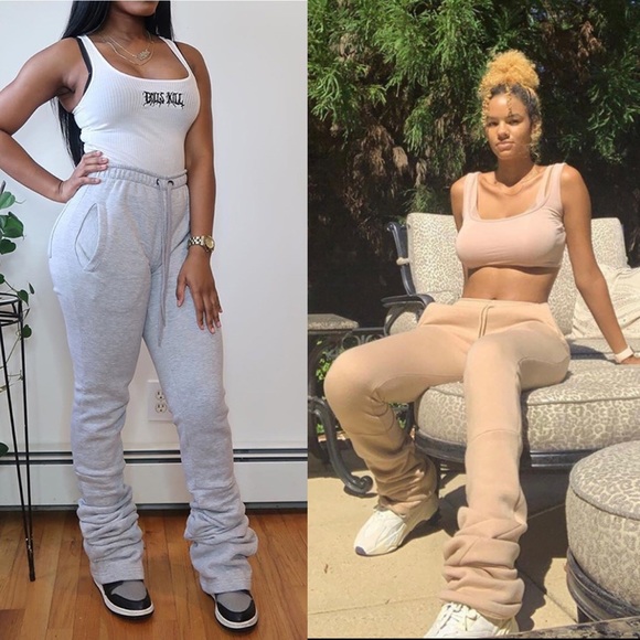 Stacked sweatpants - Picture 2 of 2